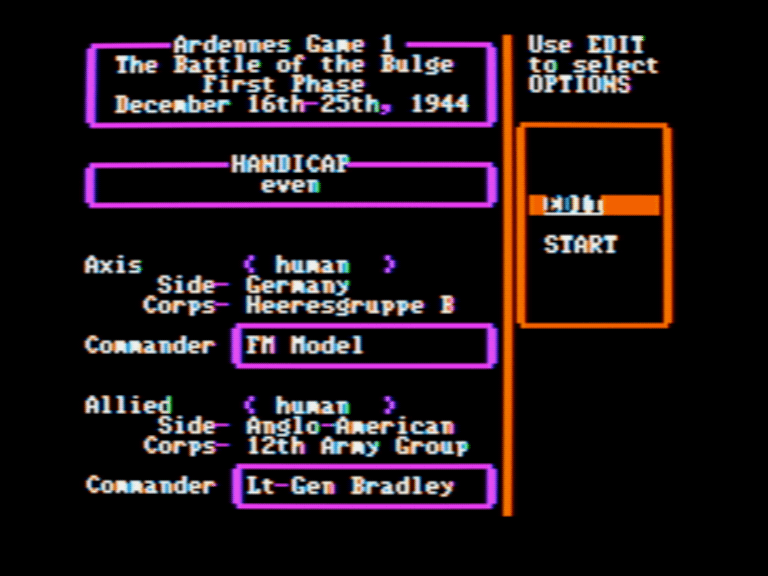 Rommel Scenario Disk: Ardennes screenshot 2 of 3