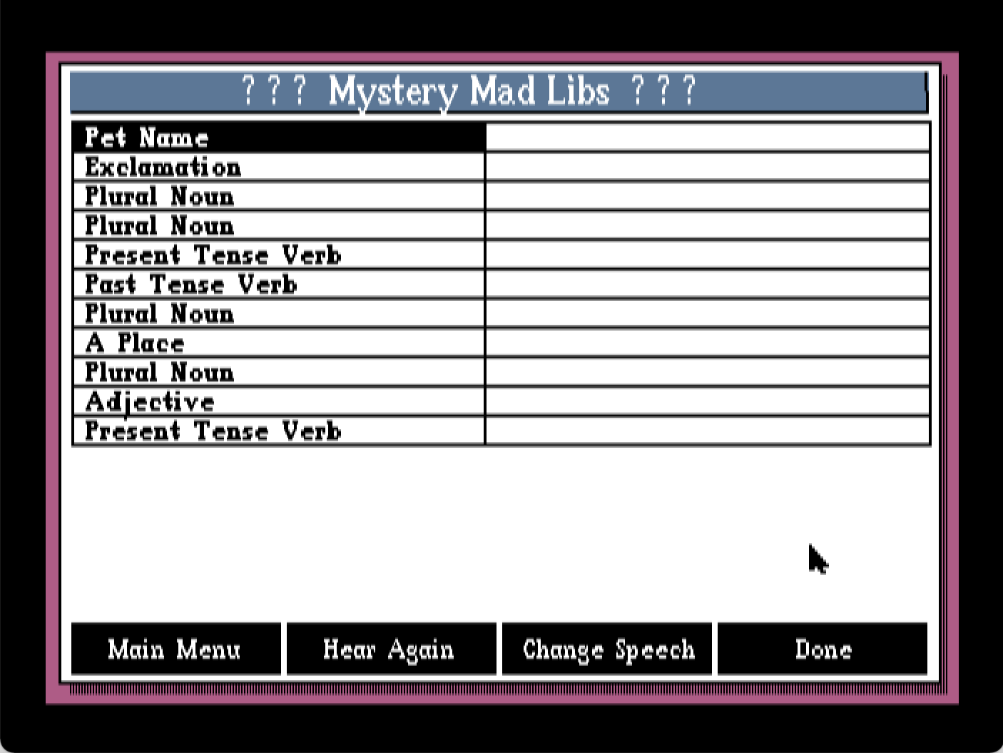 Mad Libs screenshot 3 of 3