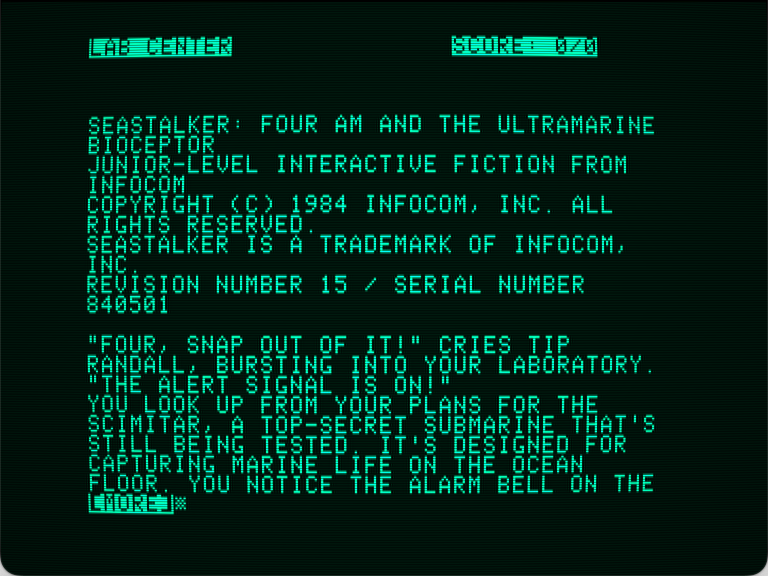 Seastalker screenshot 1 of 4