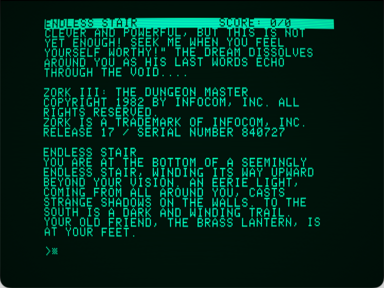 Zork III: The Dungeon Master screenshot 1 of 3