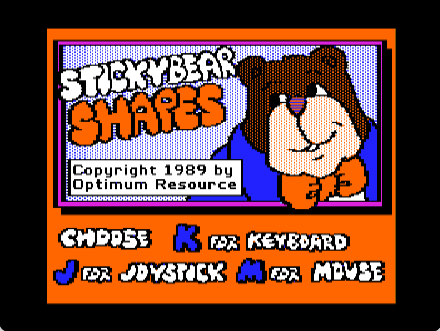 Stickybear Shapes screenshot 1 of 3