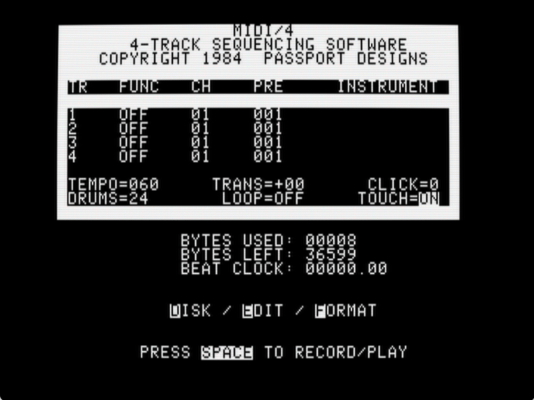 MIDI/4 screenshot 2 of 3
