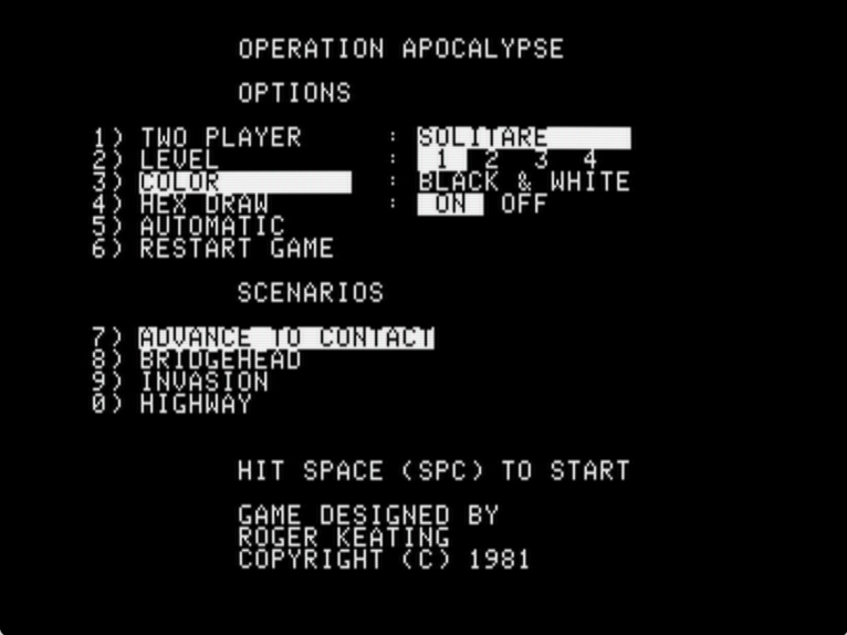 Operation Apocalypse screenshot 1 of 3