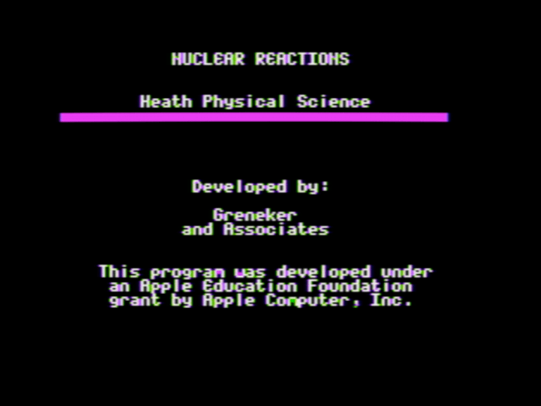 Nuclear Reactions screenshot 1 of 5