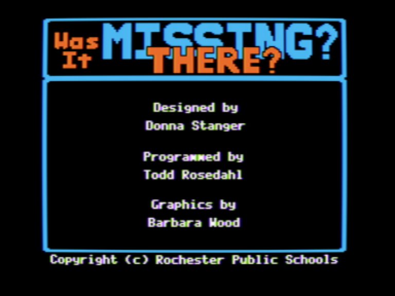 Now You See It, Now You Don't - Was it there? Was it missing? screenshot 1 of 11