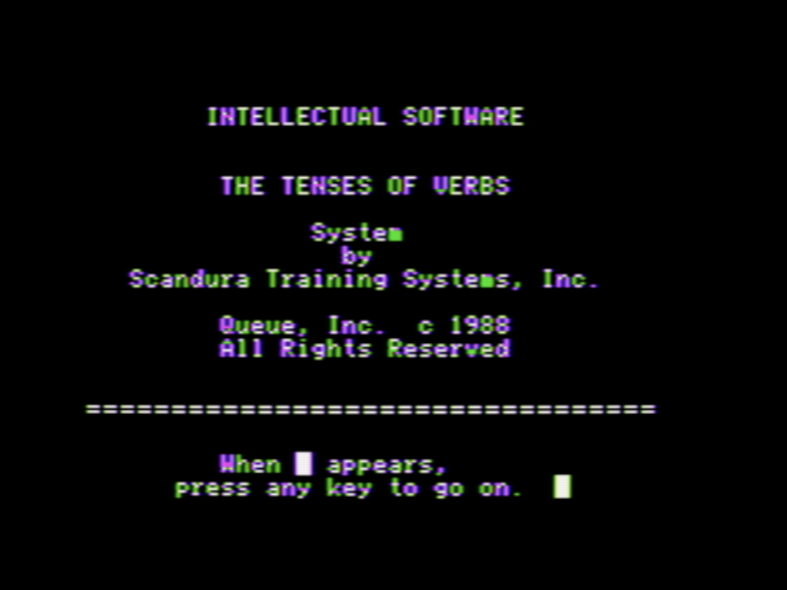 The Tenses of Verbs screenshot 1 of 4