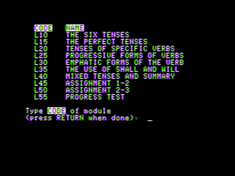 The Tenses of Verbs screenshot 3 of 4