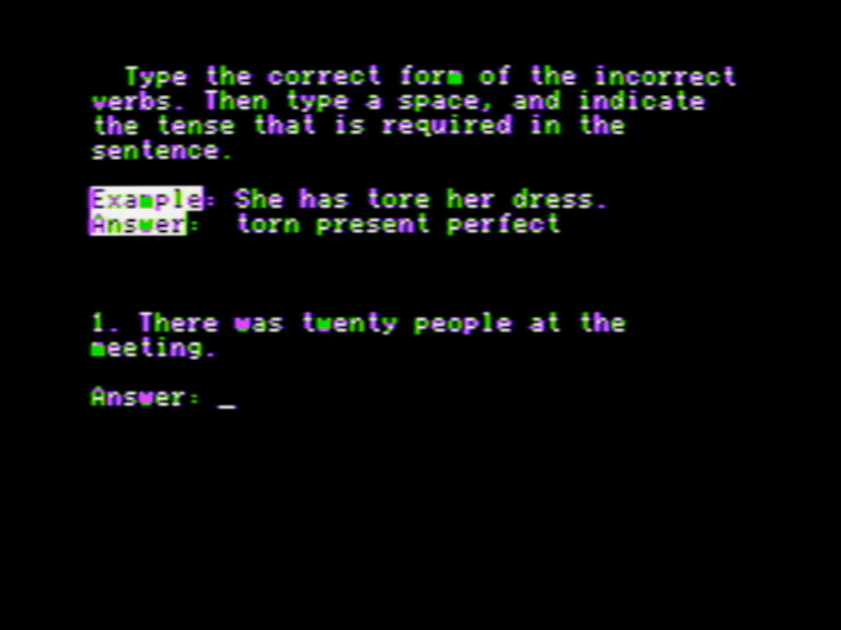 The Tenses of Verbs screenshot 4 of 4