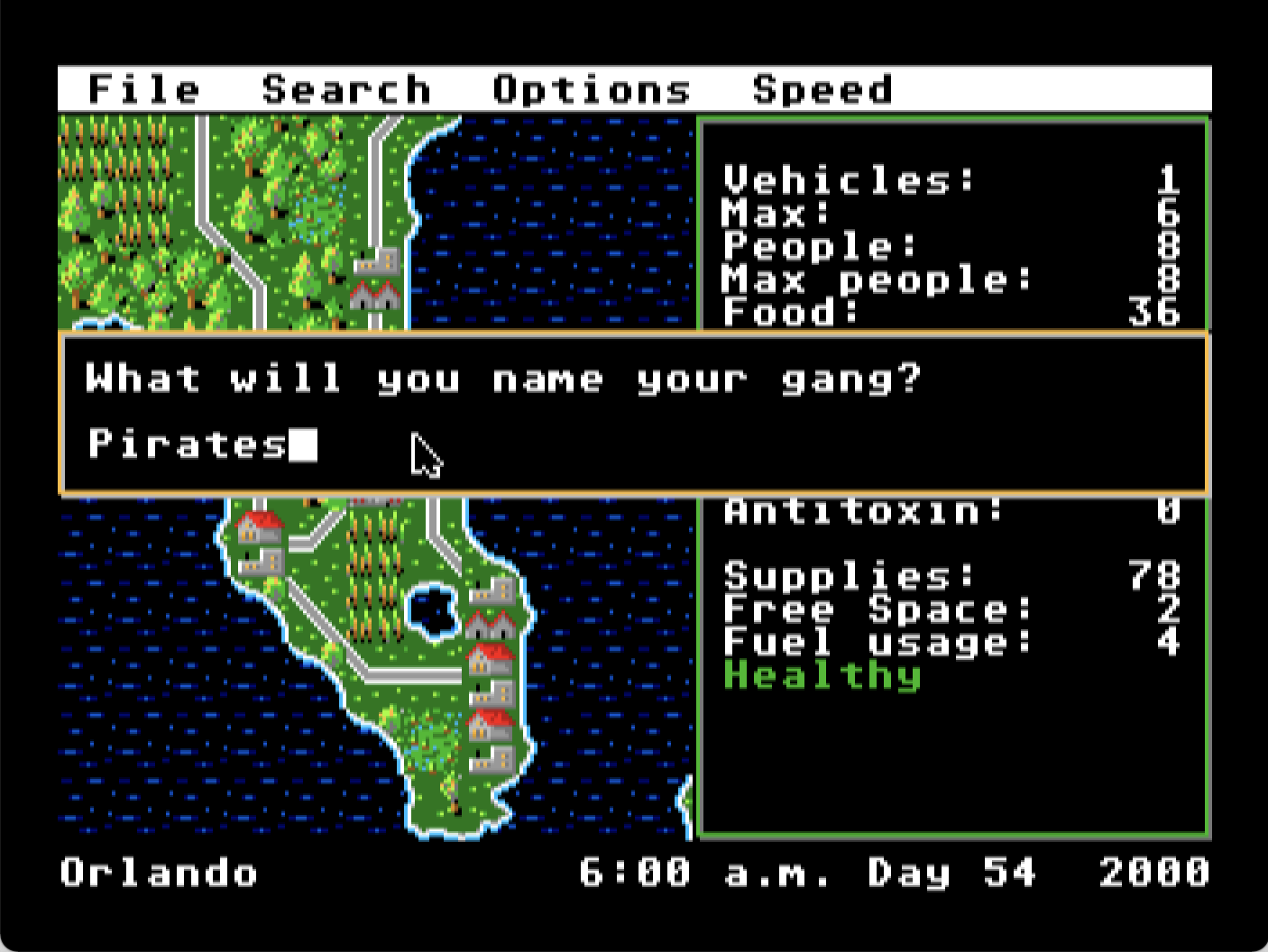 Roadwar 2000 screenshot 2 of 3