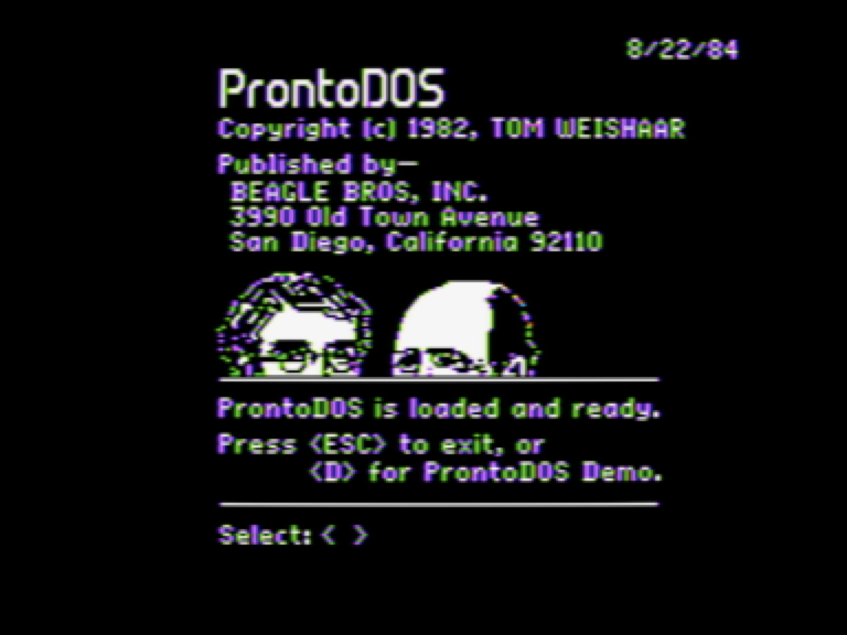 ProntoDOS screenshot 1 of 3