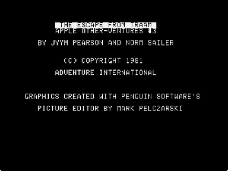 The Escape from Traam screenshot 1 of 4