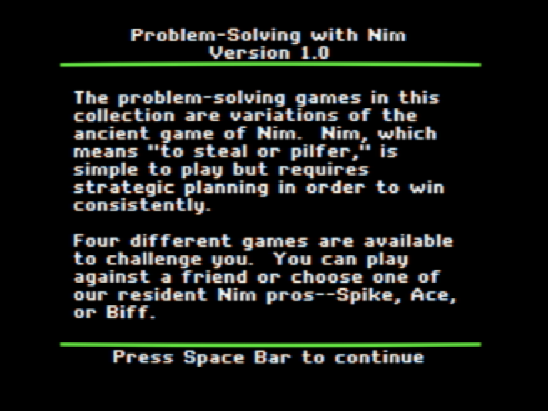 Problem Solving with Nim screenshot 4 of 7