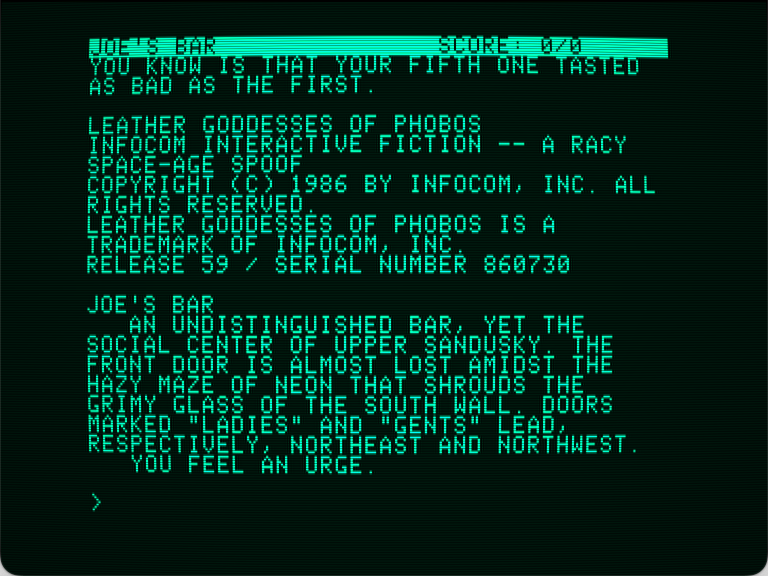 Leather Goddesses of Phobos screenshot 1 of 3
