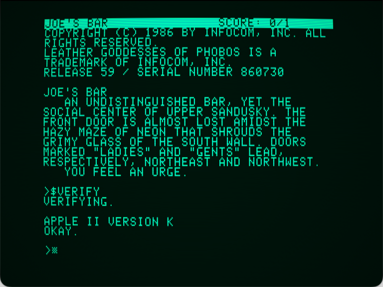 Leather Goddesses of Phobos screenshot 2 of 3