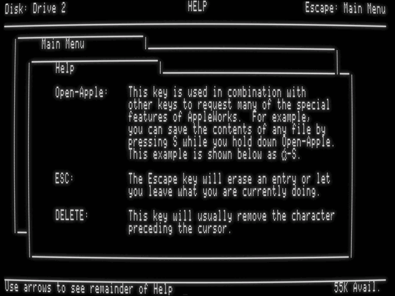 AppleWorks screenshot 3 of 3