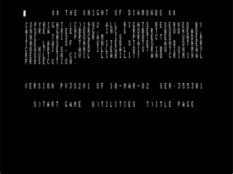 Wizardry II: The Knight of Diamonds screenshot 2 of 2