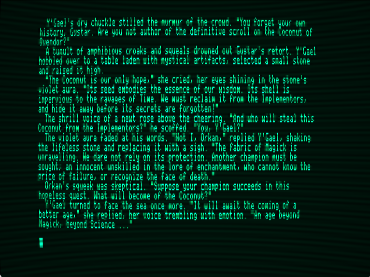 Beyond Zork screenshot 2 of 3