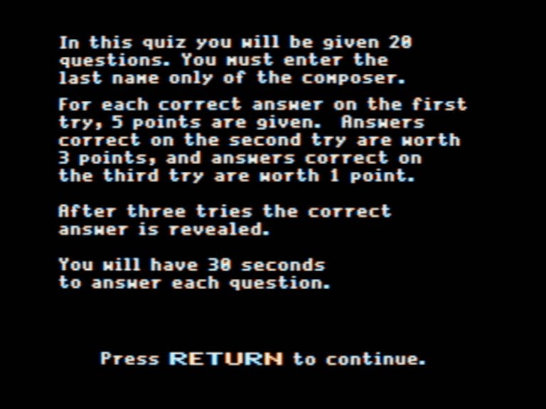 Music Composer Quiz screenshot 2 of 3
