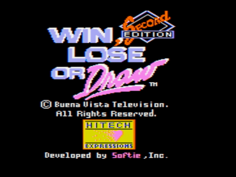 Win, Lose or Draw Second Edition screenshot 1 of 5