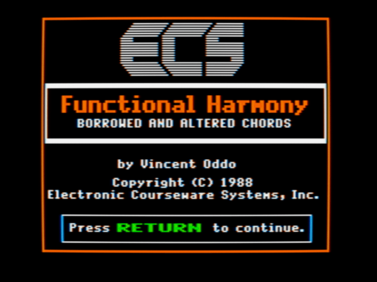 Functional Harmony: Borrowed and Altered Chords screenshot 1 of 3