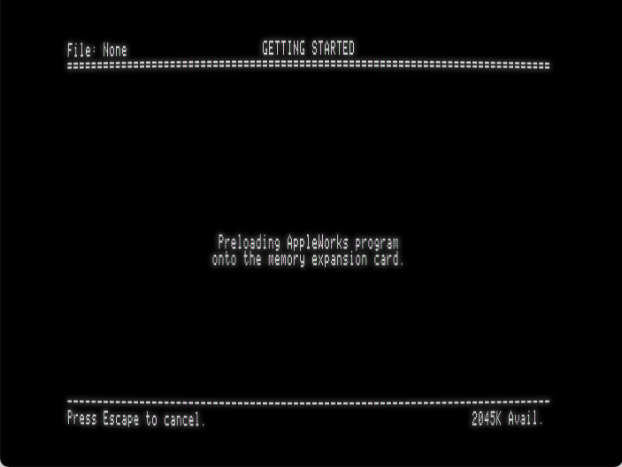 AppleWorks screenshot 2 of 4
