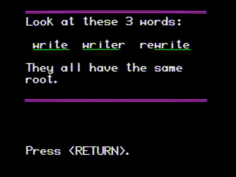 Roots/Affixes screenshot 4 of 4