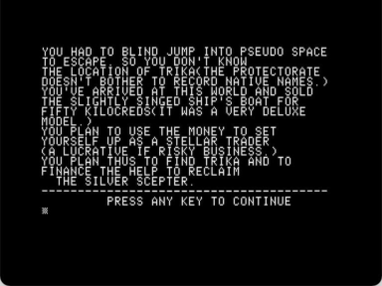 Hegira: Tale of a Galactic Exile screenshot 3 of 4