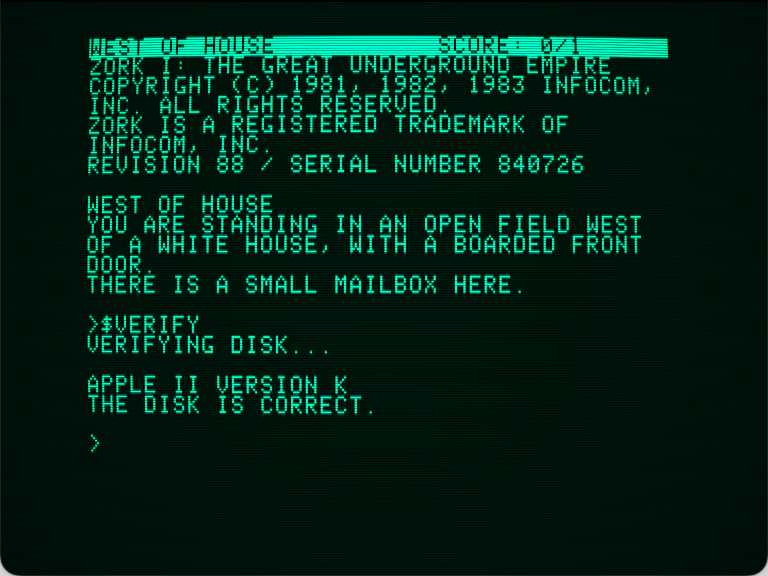 Zork I: The Great Underground Empire screenshot 2 of 3
