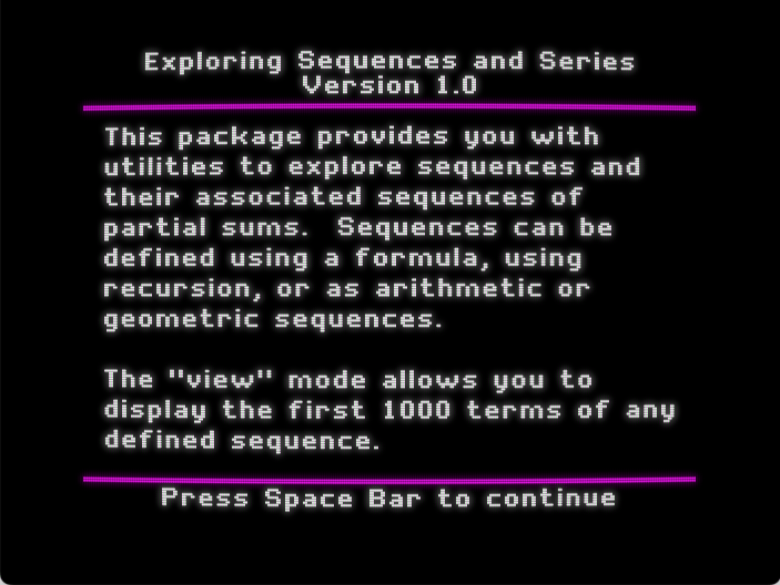 Exploring Sequences and Series screenshot 3 of 6