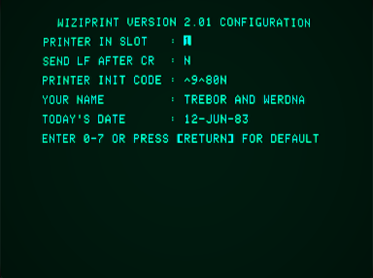 Wiziprint screenshot 2 of 2